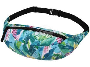 Fanny pack Hipbag Plants white