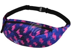 Bumbag Hipbag Relmpago cielo estrellado azul