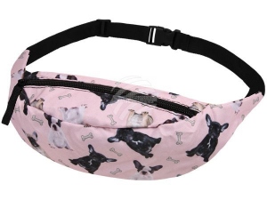 Bumbag Hipbag Los perros de color rosa