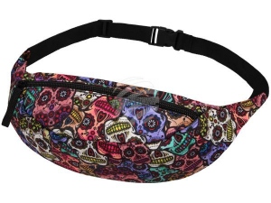 Fanny pack Hipbag Calavera skull multicolor