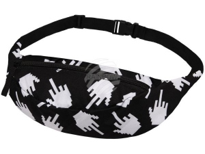 Bumbag Hipbag Dedo del corazn negro