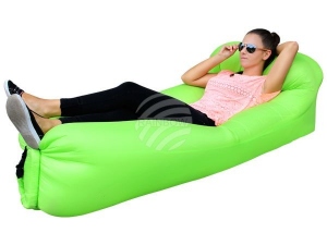 Air Lounge sofa nadmuchiwana z torba zielony