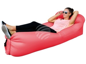 Air Lounge Luft Couch mit Tasche rot