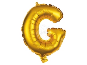 Folienballon Helium Ballon gold Buchstabe G