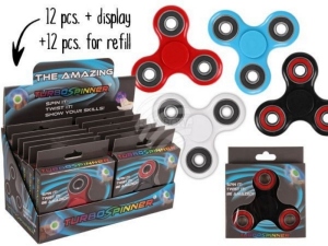 Turbo Spinner 24 Stck sortiert + 1 leeres Display