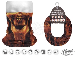 Pao multifuncional 9 en 1 Bufanda multiusos Calavera MF-285