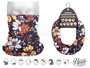 Multifunctional cloth 9 in 1 Multi-purpose scarf Flowers MF-158