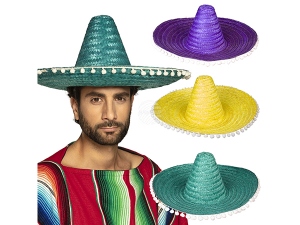 Sombrero Fernando 3 Farben sortiert 50 cm