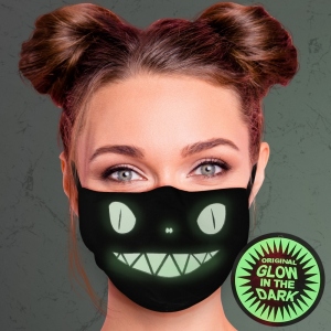 Mscara de respirador con motivo Glow in the dar MASK-076