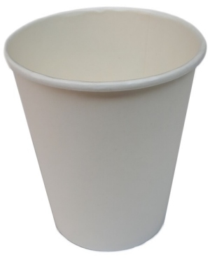 Taza de caf To Go blanca 0,3l, 100 piezas