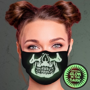 Respirator mask with motif Glow in the dark MASK-072
