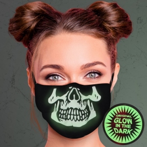 Mscara de respirador con motivo Glow in the dar MASK-072