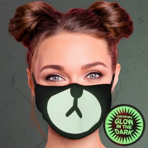 Atemschutzmaske mit Motiv Glow in the dark MASK-071