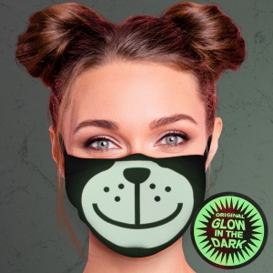 Atemschutzmaske mit Motiv Glow in the dark MASK-070