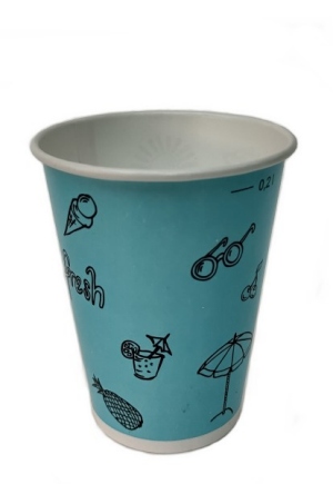 Paper cups enjoy fresh Shake, Cold, hot drink 0.2l 100 pieces