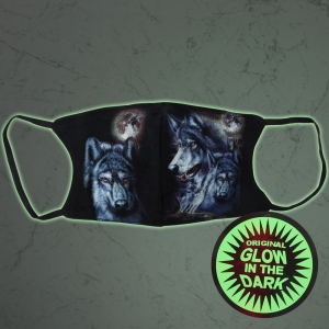 Respirator mask with motif Glow in the dark MASK-055