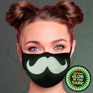 Atemschutzmaske mit Motiv Glow in the dark MASK-079