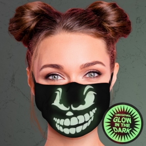 Atemschutzmaske mit Motiv Glow in the dark MASK-078