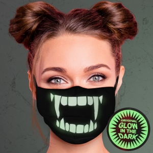 Mscara de respirador con motivo Glow in the dar MASK-077