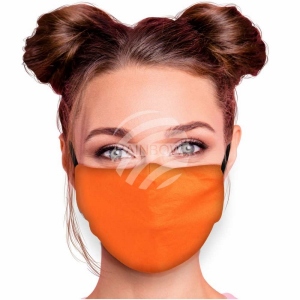 Motif mask adjustable all one color orange AM-542