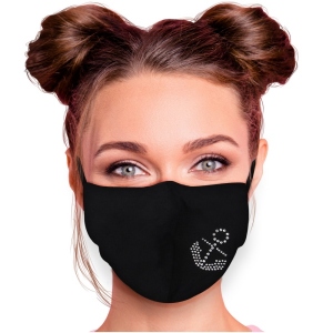 Verstellbare Motivmaske mit Motiv AM-615