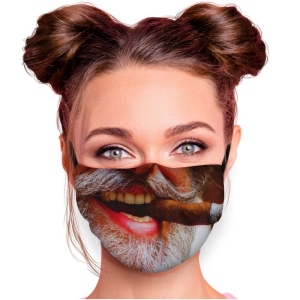 Verstellbare Motivmaske mit Motiv AM-573