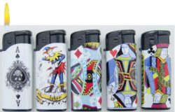 Mini Elektronik Feuerzeug Kartenspiel