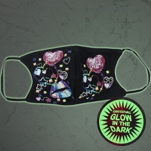 Respirator mask with motif Glow in the dark MASK-002