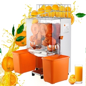 Orangen Saft Maschine Edelstahl mit Korb 2000E-2XA