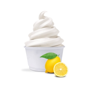 Soft ice cream powder lemon 100% vegan