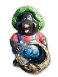 Maulwurf mit Korb K671