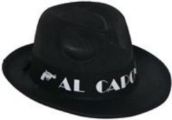 Kapelusz Al Capone czarny