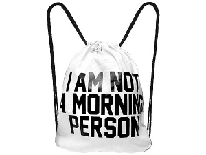 Backpack bag Morning Person
