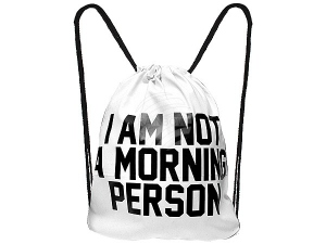 Rucksack Tasche Morning Person