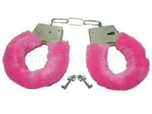 Handcuffs with plush pink