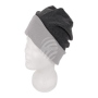 Long Beanie Slouch Wende Design anthrazit/grau