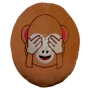 Pillow Emoticon Emoji-Con Monkeys see nothing