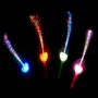 Light sticks motive heart glass fiber LED mixed color