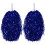 Cheerleader Pom Pom Tanzwedel  blau