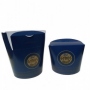 Gyrosbox Pommesbox Greek food 750ml rund blau 500 Stck