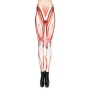 Ladies motive Leggings Design Muscles color white