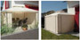 Garten Pavillon Seitenteile fr 3x4m
