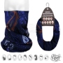 Multifunctional cloth 9 in 1 Multi-purpose scarf Paisley MF-235