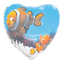 Folienballon Clownfisch 50 cm