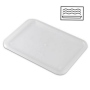 PP Schale Deckel 17x12xcm transparent fr 500ml-1000ml 100 Stck