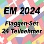 Flaggen Set EM 2024