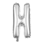 Foil balloon helium balloon silver Letter H