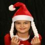 Santa Claus cap children Pigtails