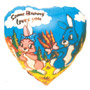 Balon foliowy some bunny loves you