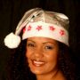 Santa Claus cap Flashing stars silver